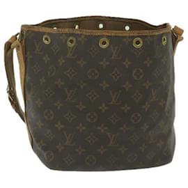 Louis Vuitton-Bolso de hombro Petit Noe con monograma de LOUIS VUITTON M42226 LV Auth 62693-Monograma