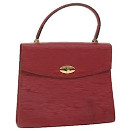 Louis Vuitton-LOUIS VUITTON Epi Malesherbes Hand Bag Red M52377 LV Auth bs11284-Red