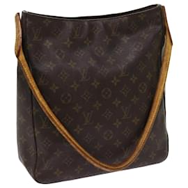 Louis Vuitton-LOUIS VUITTON Monogram Looping GM Shoulder Bag M51145 LV Auth bs10963-Monogram
