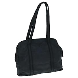 Prada-PRADA Tote Bag Nylon Black Auth 62781-Black