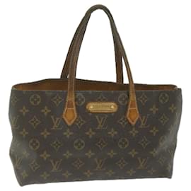 Louis Vuitton-LOUIS VUITTON Monogram Wilshire PM Hand Bag M40595 LV Auth 62688-Monogram