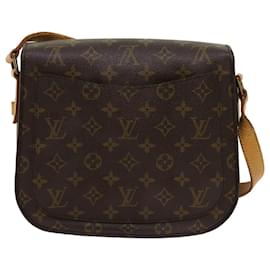 Louis Vuitton-LOUIS VUITTON Monogram Saint Cloud GM Shoulder Bag M51242 LV Auth ar11161b-Monogram