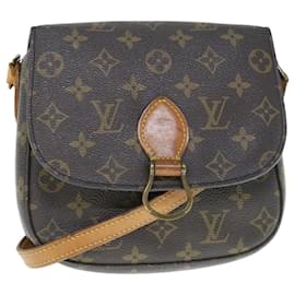 Louis Vuitton-Bolsa de ombro M LOUIS VUITTON Monogram Saint Cloud MM51243 LV Auth ar11145b-Monograma