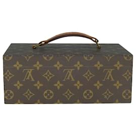 Louis Vuitton-Caixa de joias com monograma LOUIS VUITTON Boite A Tour M47236 LV Auth hk1040-Monograma