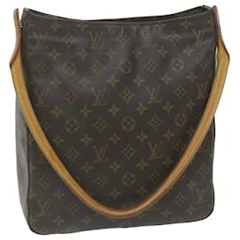 Louis Vuitton-LOUIS VUITTON Monogram Looping GM Shoulder Bag M51145 LV Auth 63247-Monogram