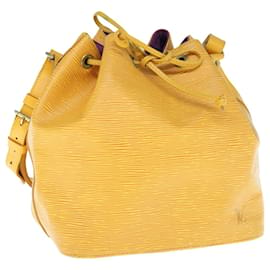 Louis Vuitton-LOUIS VUITTON Epi Petit Noe Bolso de hombro Tassili Amarillo M44109 LV Auth 63244-Otro