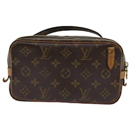 Louis Vuitton-Bolsa de ombro LOUIS VUITTON Monogram Marly Bandouliere M51828 LV Auth bs10977-Monograma