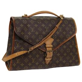 Louis Vuitton-LOUIS VUITTON Beverly Handtasche mit Monogramm 2Weg M51120 LV Auth 62523-Monogramm