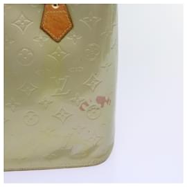 Louis Vuitton-LOUIS VUITTON Monogram Vernis Houston Hand Bag Gris M91053 LV Auth th4453-Other