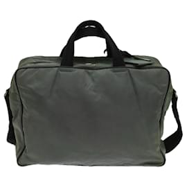 Prada-PRADA Boston Tasche aus Nylon 2Way Green Auth.ar11180b-Grün