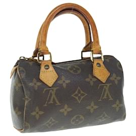 Louis Vuitton-LOUIS VUITTON Mini sac à main Speedy Monogram M41534 Auth LV 63155-Monogramme