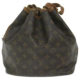 Louis Vuitton-LOUIS VUITTON Monogram Petit Noe Shoulder Bag M42226 LV Auth ar11189b-Monogram