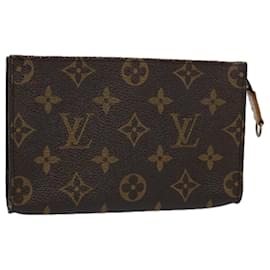 Louis Vuitton-LOUIS VUITTON Monogram Bucket PM Bolsa de acessórios LV Auth 62258-Monograma