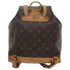 Louis Vuitton-LOUIS VUITTON Monogram Montsouris MM Backpack M51136 LV Auth 61478-Monogram