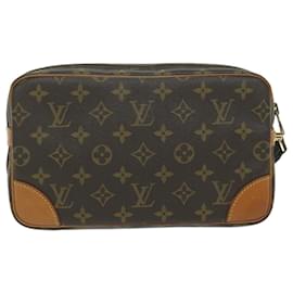 Louis Vuitton-LOUIS VUITTON Monogram Marly Dragonne GM Clutch Bag M51825 LV Auth 62470-Monogram
