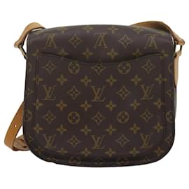 Louis Vuitton-LOUIS VUITTON Monogram Saint Cloud GM Shoulder Bag M51242 LV Auth 62274-Monogram