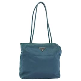 Prada-PRADA Shoulder Bag Nylon Blue Auth yb468-Blue