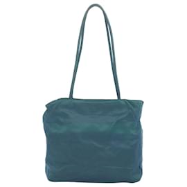 Prada-PRADA Sac à bandoulière Nylon Bleu Auth yb468-Bleu