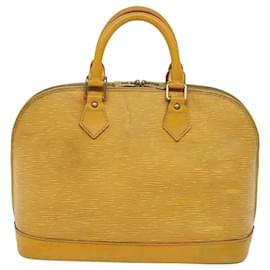 Louis Vuitton-Bolsa de mão LOUIS VUITTON Epi Alma Tassili Yellow M52149 Autenticação de LV 63105-Outro