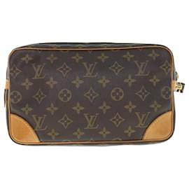Louis Vuitton-LOUIS VUITTON Monogram Marly Dragonne GM Clutch Bag M51825 LV Auth 62824-Monogram