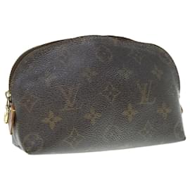 Louis Vuitton-Estuche cosmético M con monograma Pochette Cosmetic PM de LOUIS VUITTON47515 LV Auth 63007-Monograma