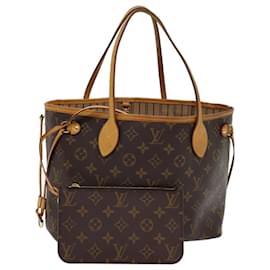 Louis Vuitton-LOUIS VUITTON Monogram Neverfull PM Tote Bag M40155 LV Auth 62897A-Monogram