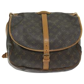 Louis Vuitton-Louis Vuitton-Monogramm Saumur 35 Umhängetasche M.42254 LV Auth 62739-Monogramm