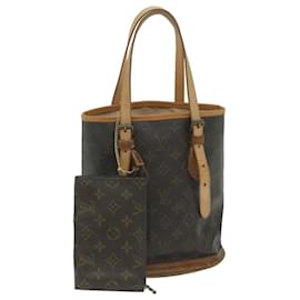 Louis Vuitton-Bolso de hombro M con monograma Bucket PM de LOUIS VUITTON42238 Bases de autenticación de LV11244-Monograma