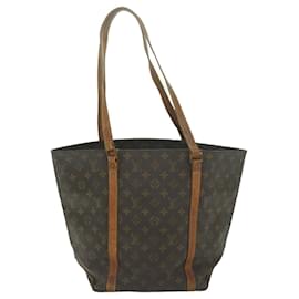 Louis Vuitton-LOUIS VUITTON Monogram Sac Shopping Tote Bag M51108 Auth LV 63254-Monogramme