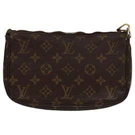 Louis Vuitton-LOUIS VUITTON Monogramm Pochette Accessoires Tasche M.51980 LV Auth 63468-Monogramm