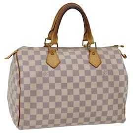 Louis Vuitton-Louis Vuitton Damier Azur Speedy 30 Handtasche N.41533 LV Auth 63970-Andere