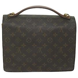 Louis Vuitton-Louis Vuitton Monogram Monceau 28 Hand Bag 2way M51185 LV Auth 63078-Monogram