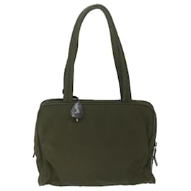 Prada-Prada Tote Bag Nylon Khaki Auth 63190-Caqui