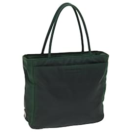 Prada-PRADA Hand Bag Nylon Green Auth 63209-Green