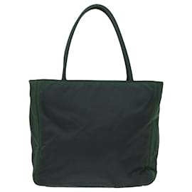 Prada-PRADA Hand Bag Nylon Green Auth 63209-Green