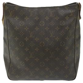 Louis Vuitton-LOUIS VUITTON Monogram Looping GM Shoulder Bag M51145 LV Auth 61827-Monogram