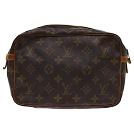 Louis Vuitton-Louis Vuitton Monogram Compiegne 23 Clutch Bag M51847 LV Auth am5547-Monogram