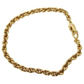Christian Dior-Christian Dior Bracelet metal Gold Auth am5562-Golden