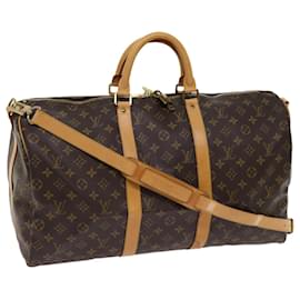 Louis Vuitton-Louis Vuitton Monogram Keepall Bandouliere 50 Boston Bag M.41416 LV-Authentifizierung672-Monogramm