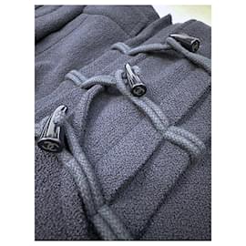 Chanel-Jaqueta de lã marinha com fecho de correr.-Azul marinho