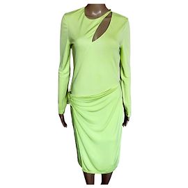 ROBERTO CAVALLI Vestidos T.fr 40 Viscosa Amarillo