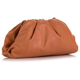 Bottega Veneta-Bolsa Bottega Veneta Marrom Clutch Marrom-Marrom