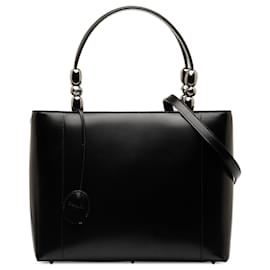 Dior-Black Dior Malice Pearl Satchel-Black