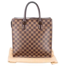 Louis Vuitton-Borsa Louis Vuitton Damier Ebene Venezia Sac Plat-Marrone