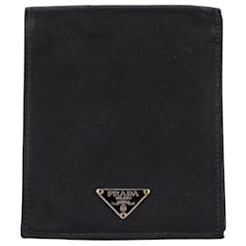 Prada-Cartera triangular de nailon Prada-Negro