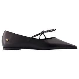 Nikki Ballerine - ANINE BING - Pelle - Nero Nero
