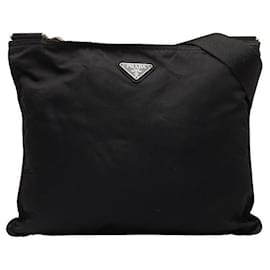 Prada-Prada Tessuto Messenger Bag Canvas Crossbody Bag in Good condition-Other