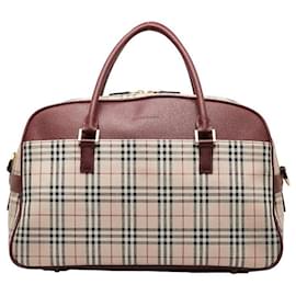 Burberry-Vintage Check Canvas Boston Bag-Other