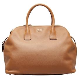 Autre Marque-Borsa tote con cupola in pelle Saffiano con tripla zip-Altro