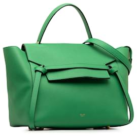 Céline-Celine Mini Bolsa Cinto Verde-Verde